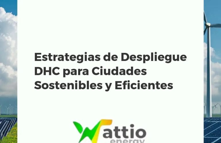 Infraestructura urbana de red de calefacción y refrigeración DHC integrada para una ciudad sostenible y eficiente.