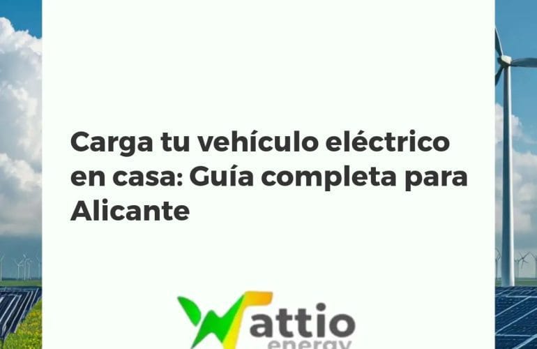 Electricista profesional instalando un punto de recarga para vehículo eléctrico en un garaje doméstico en Alicante.