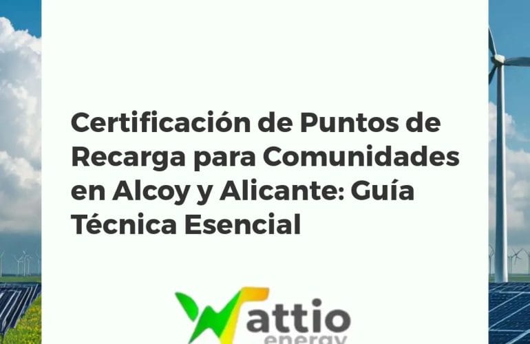 Puntos de recarga para vehículos eléctricos certificados en garaje comunitario de Alcoy