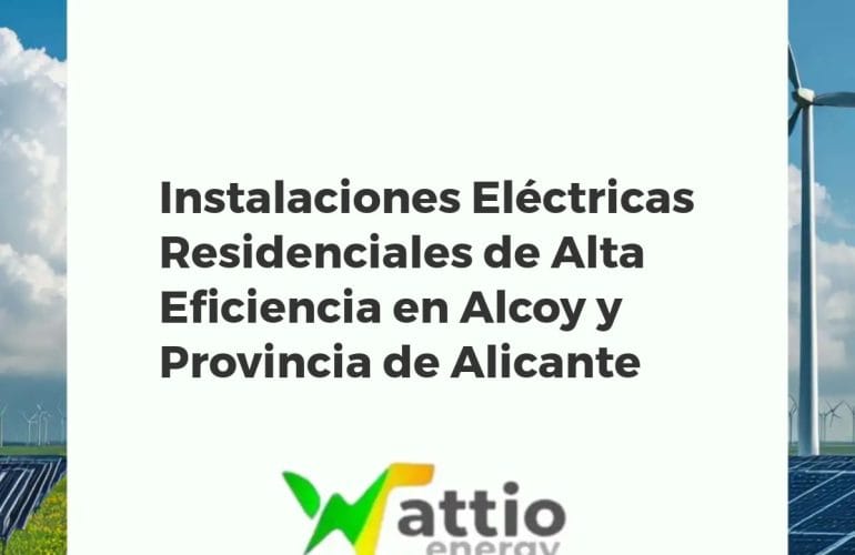 Detalle de un cuadro eléctrico moderno y seguro en una vivienda de Alcoy